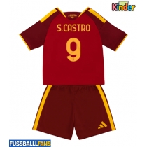 AS Roma Santiago Castro #9 Heimtrikotsatz Kinder 2026-27 Kurzarm (+ Kurze Hosen)